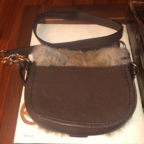 Michael Kors rabbit fur purse - Picture 5 of 6